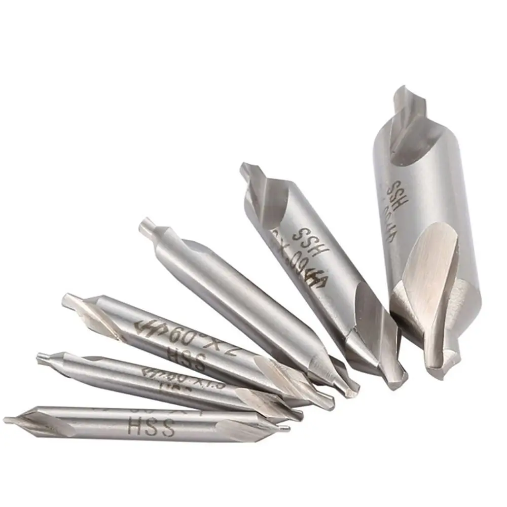 34mm-78mm Length 1HSS-5HSS Drill Bit Countersinks Angle Bit Countersinks Angle Bit Cross Triangle Drill Hole Opener Tools