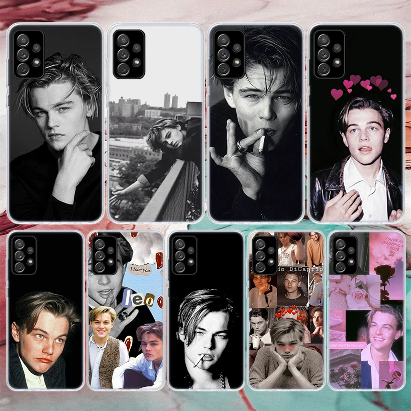 Leonardo Dicaprio Young Soft Phone Case For Samsung Galaxy A51 A50 A71 A70 A10 A20E A30 A40 A41 A31 A21S A11 A6 A7 A8 A9 Plus 20