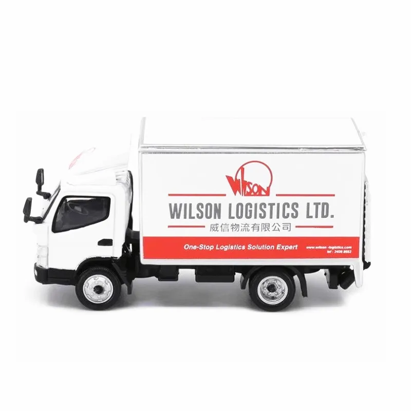 Tiny 1:76 Fu-so Canter Wil-son Logistics Ltd NO.67 Alloy Simulation Model Car