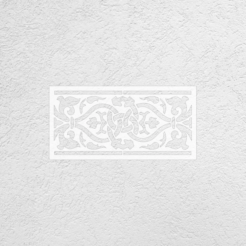 43cm - 86cm Stencil Wall Decor For Painting Decorative Template To Paint Putty Decors Classic Divider Border Retro Vintage S562