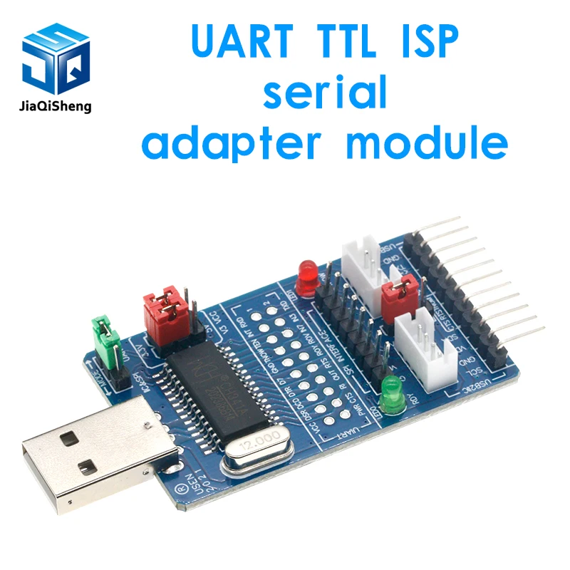 CH341A USB to SPI I2C IIC UART TTL ISP Serial Adapter Module EPP/MEM Converter For Serial Brush Debugging RS232 RS485