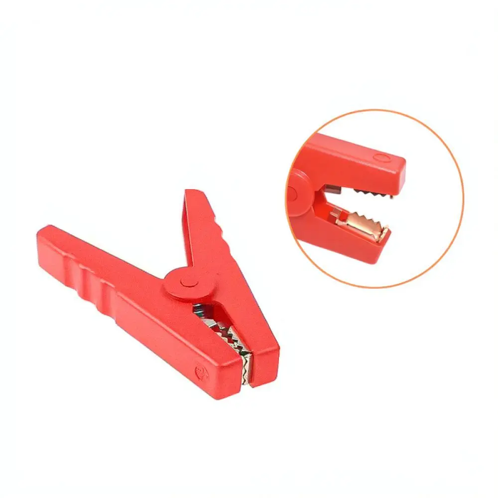 100A Battery Charging Clamps Fully Enclosed Alligator Clip Automotive Emergency Starting Testing Electrical Connectors