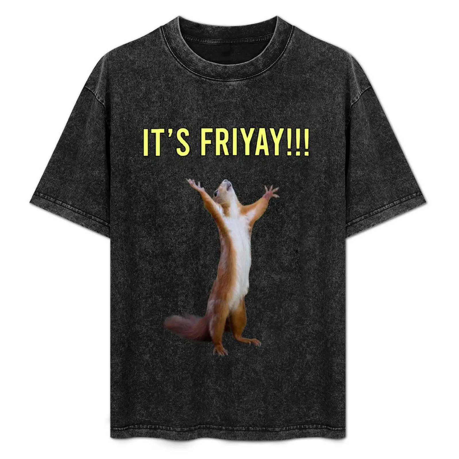 

Its Friday - its Friyay!! T-Shirt Breathable Basic Cotton T-Shirt
