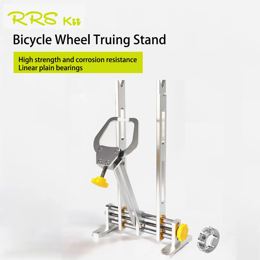 RRSKIT Professionelle Fahrrad Rad Abrichten Ständer Fahrrad Felgen Einstellung Werkzeug MTB Rennrad