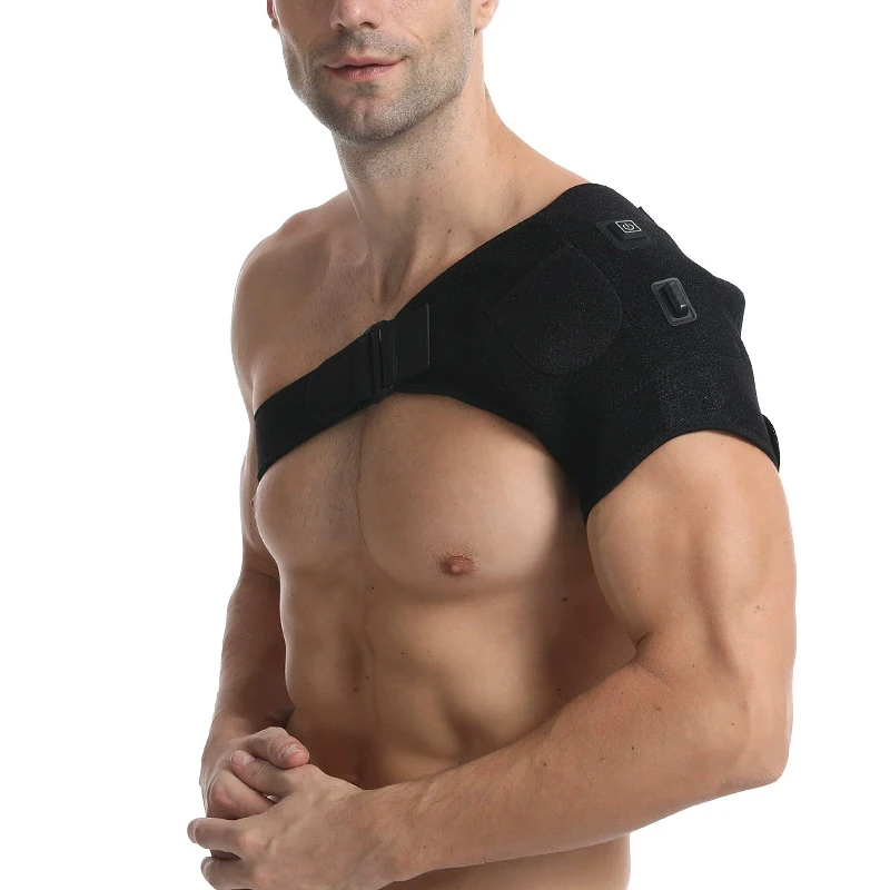3-Level Adjustable USB Heating Shoulder Pad, Single Shoulder Warmer for Pain Relief & Warmth, Portable