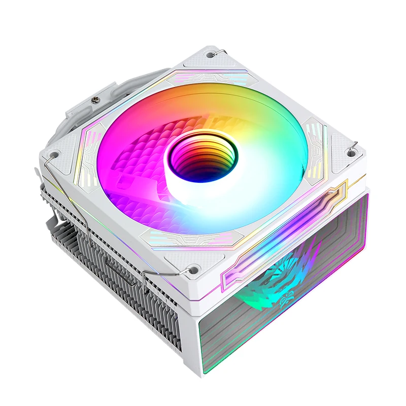 PC Black/White Themed Radiator 4/6 Heat Pipe CPU Cooler Argb Fan 120mm Compatible Intel LGA2011 2066 x79 x99 1200 1700 115x AMD - Image 4