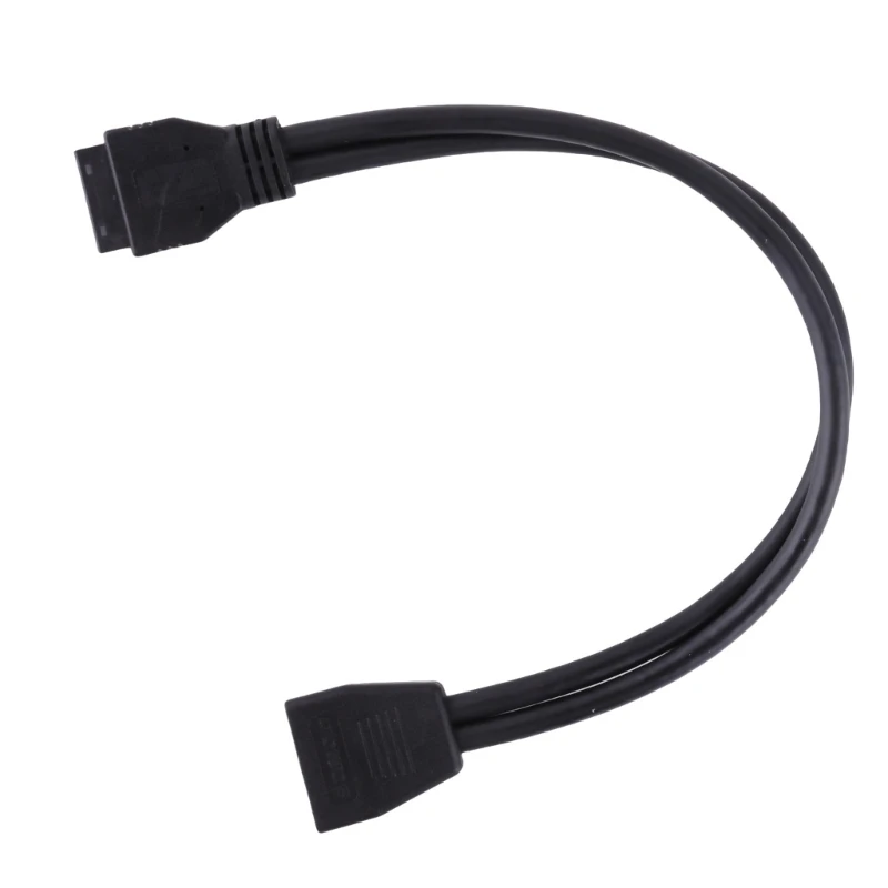 

USB 19Pin 20Pin Male Female Extension Cable Mainboard Built in USB3.0 Converter