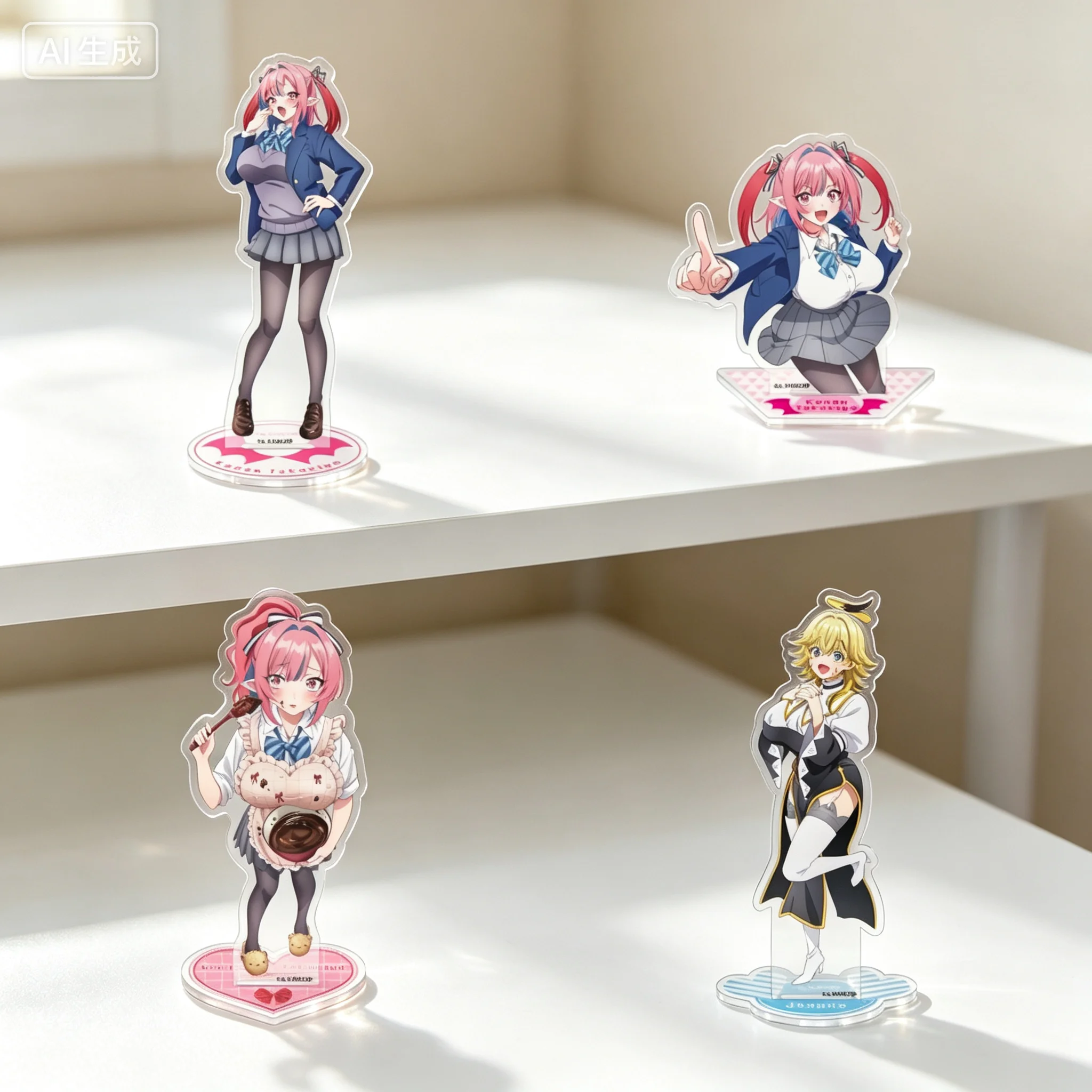 Anime Mistress Kanan Is Devilishly Easy Kanan Takakiyo Acrylic Stand Model Plate Keychains Desktop Ornament
