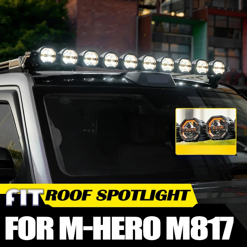 

Car Roof Spotlight Fit for Dongfeng M-Hero M817 2025-2026 Modified Car LED Searchlight Off-road Auxiliary Light Accessories