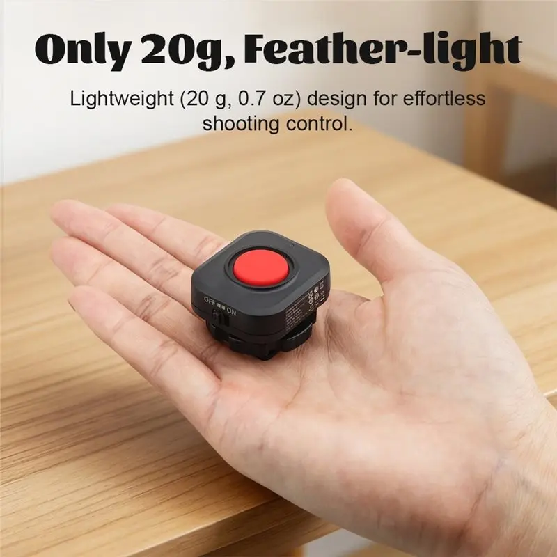 【PHONE ACCESSORY】Wireless Bluetooth Remote Control REC Button Video Recording For Sony Canon Nikon Fujifilm Cameras-Cage Grip Mo