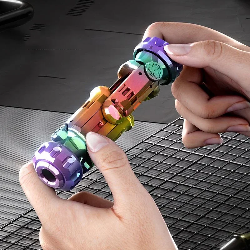 Nuovo arrivo Mini Finger Gyro EDC Pistola giocattolo colorata morbida proiettile Regali divertenti creativi per bambino