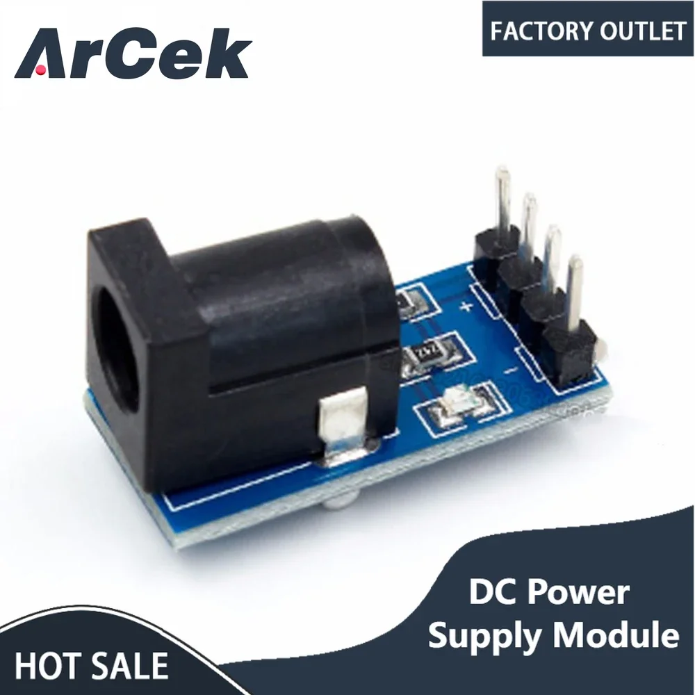 DC Power Supply Module DC-005 Power Switching Board 5.5*2.1 MM Power Conversion Board DC005