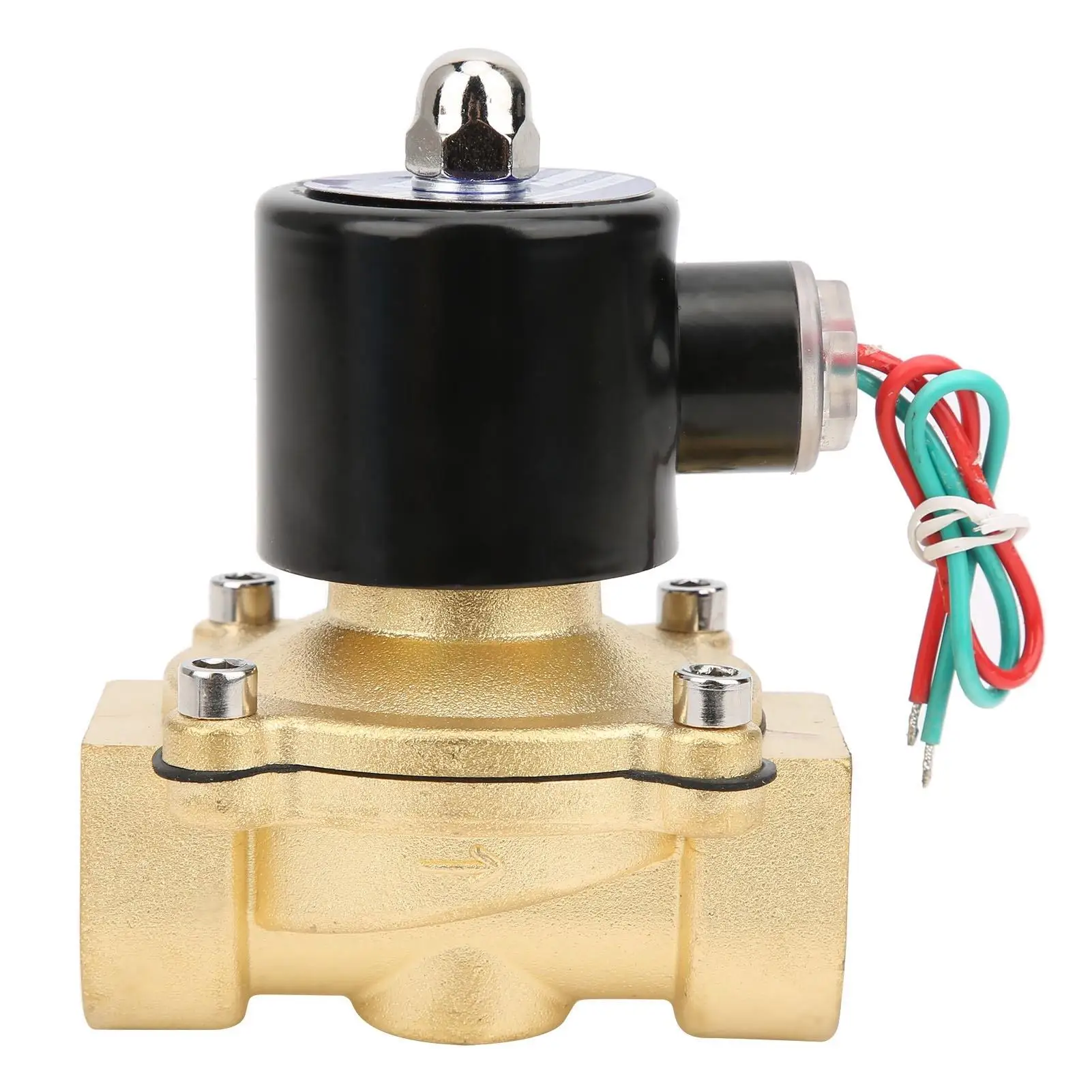 Brass Solenoid G1 Inch Water Pressure Control - Direct Acting, Normally Closed