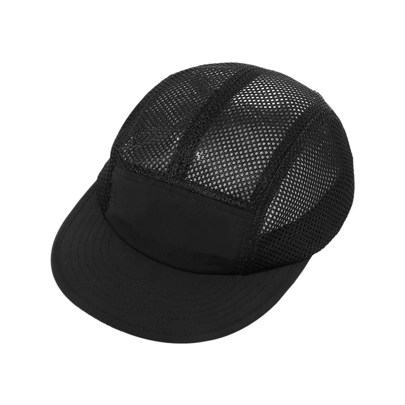 Letnie szybkie czepek osuszający 5 panelowe czapki dla mężczyzn baseballowe damskie Gorras Snapback Trucker czapki z siatki oddychające czapka