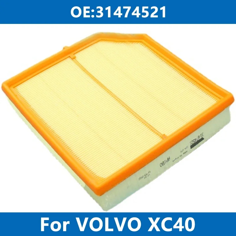 

Car Air Filter Cleaner Element 31474521 For VOLVO XC40 536 1.5T 2.0T Hybrid T2 T3 T4 T5 D3 D4 AWD B4204 D4204 Engine Intake