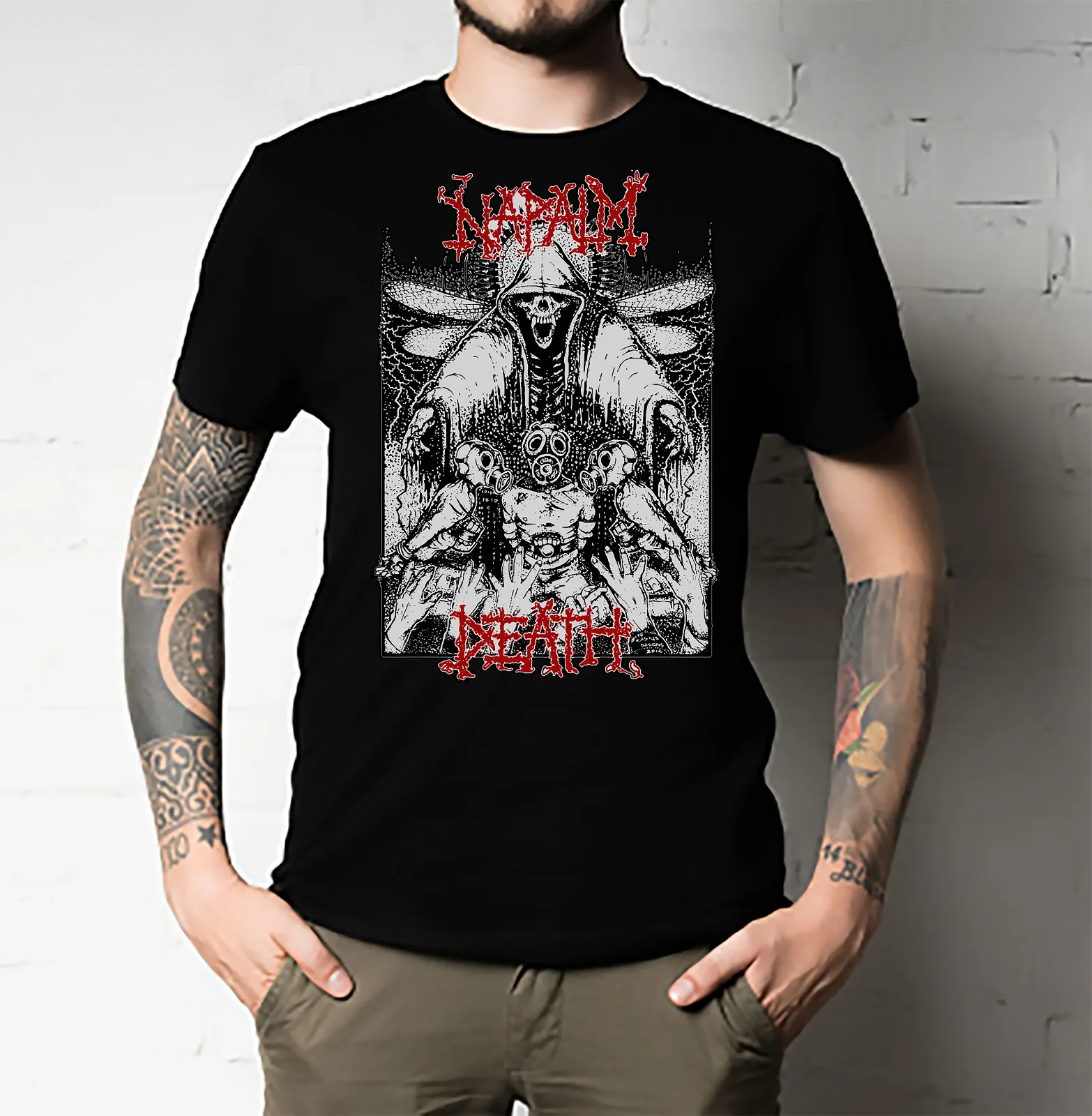 Death by Manipulation T Shirt Napalm All Size