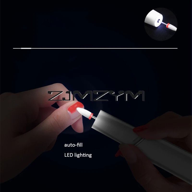 USB Electric Nail Sander Charging Electric Nail Sharpener Portable Sander Nail Tool For Polishing Remove Dead Skin