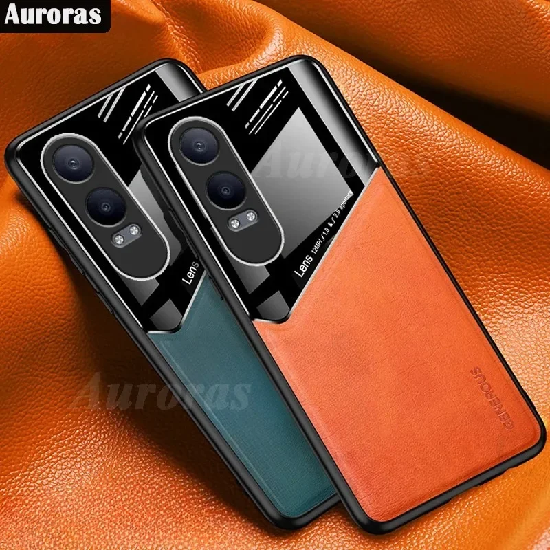 Skinlee For Oneplus Nord CE4 Case Ultra-Thin Magnetic Leather Full Cover For Oneplus Nord CE4 Lite Shockproof Back Casing