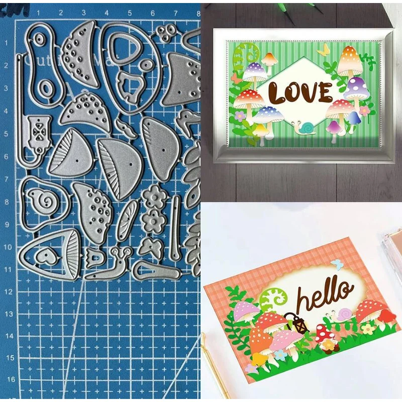 

Metal Cutting Dies Mushroom Scrapbooking Embossing Paper Card Crafts Stencils