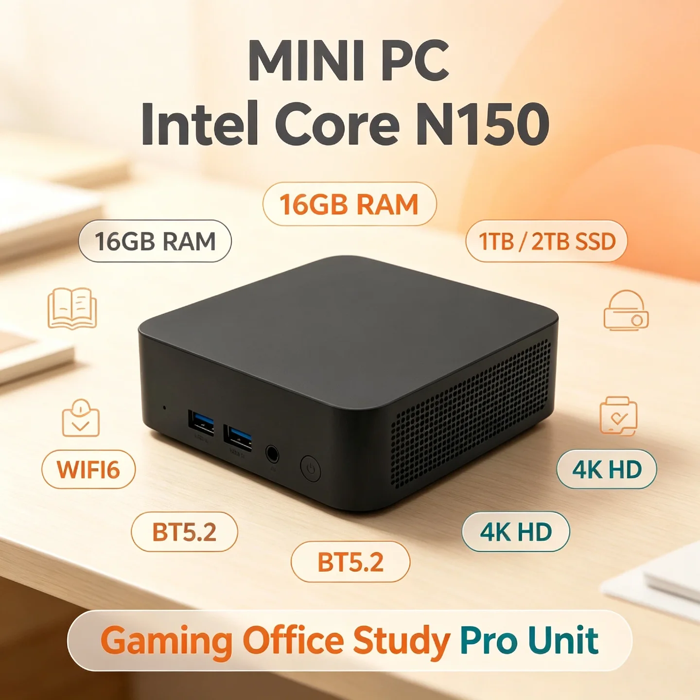 Pc Unit For Gaming - Портативный игровой настольный компьютер Intel Core