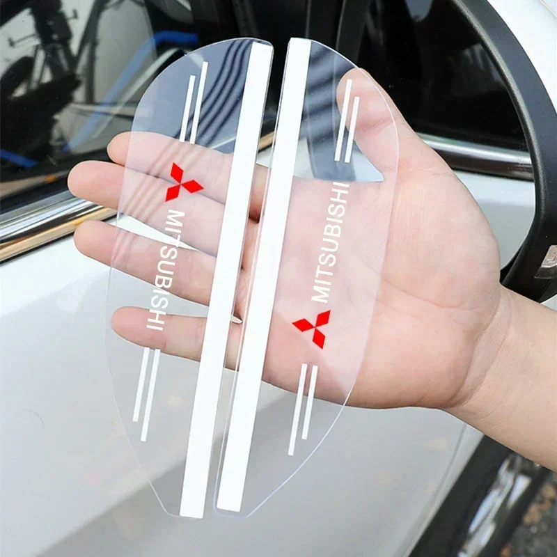 

Car Rearview Mirror Rainproof Protector Stickers for Mitsubishi Lancer Ex Mirage V33 G4 ASX L300 Montero L200 EVO Pajero Galant