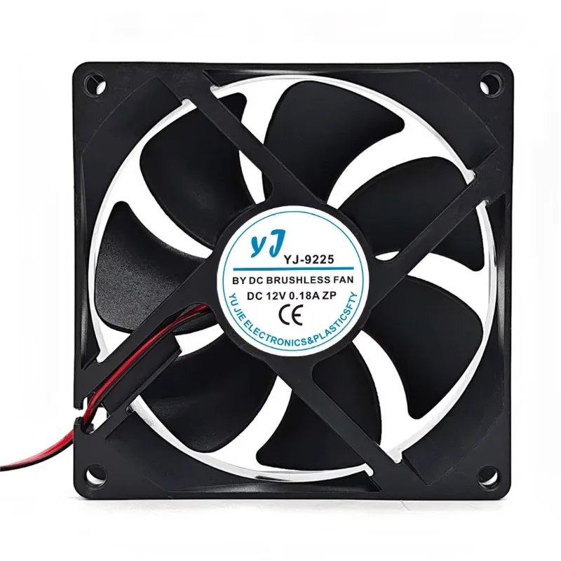 

New Cooler Fan for YJ-9225 DC12V 0.18A 9cm Fan 92 * 92 * 25MM
