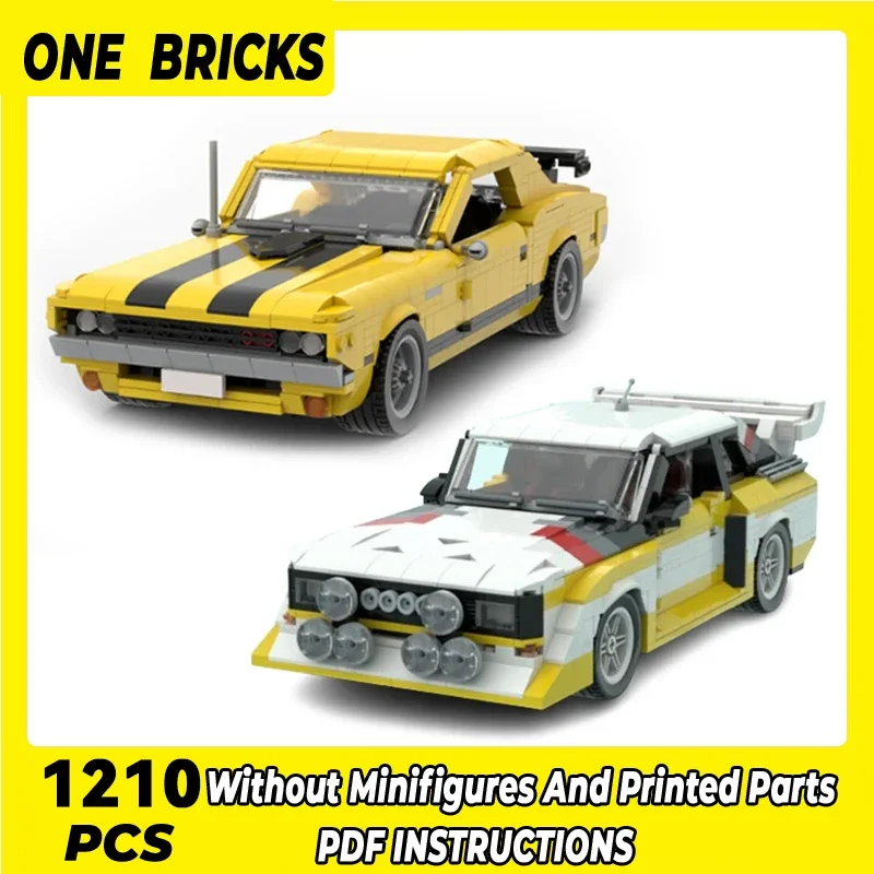 

City Sports Car Model Moc Building Bricks 1:18 Speed Champion Technology Modular Blocks Gifts Christmas Toys DIY Sets Assembly