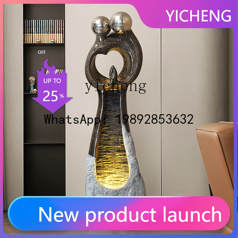 X7  light luxury Nordic style circulation water scene ornament entrance living room office opening housewarming