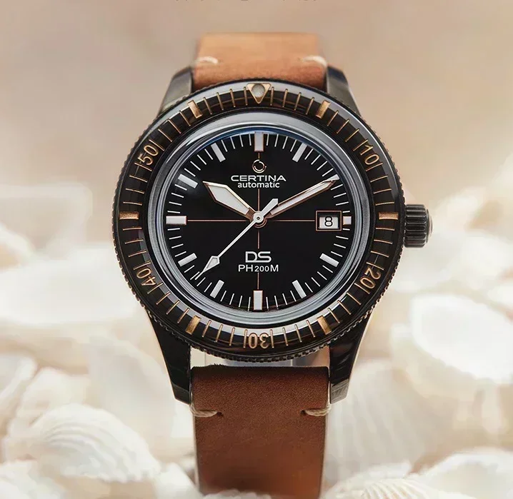 Men's Watch Nylon Leather Strap Watch DS PH200M Quartz Watch Luxury Watch Business Leisure Fashion Wrist Watch