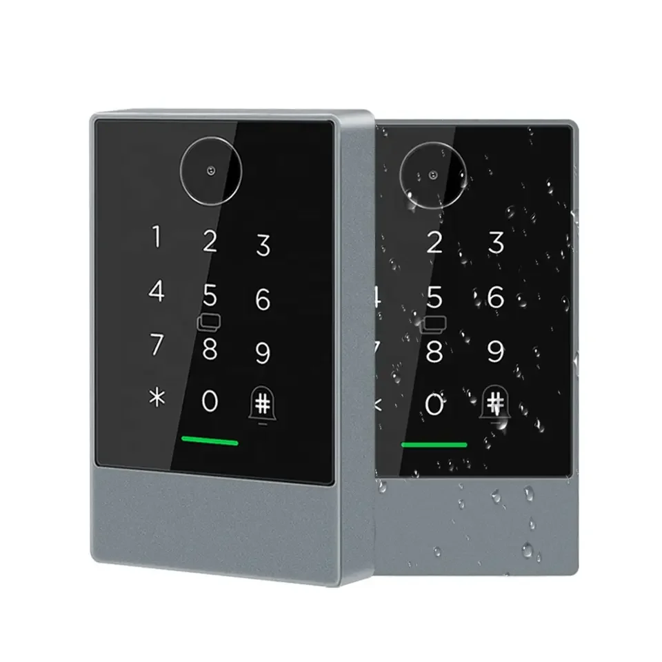 IP67 Waterproof Keypad QRcode Scanner K3Q Optional Remote Control TTLOCK QR Code Access Control Reader 13.56Mhz Rfid