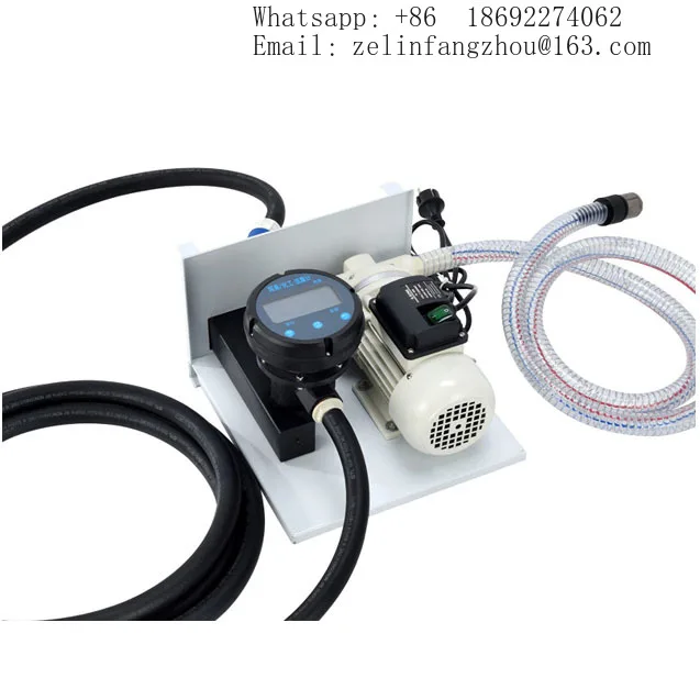 CAVITT 12V 24V 220V Farm Urea Fertilizer Transfer Pump OGM Flow Meter Self Priming Diaphragm Pump Auto Shut Off Nozzle