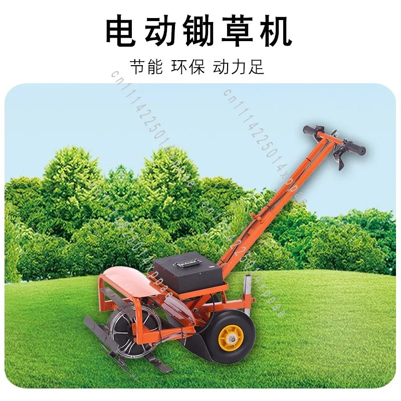 Household Garden Tool For Electric Weed Tiller Mini Cultivator Ditching Soil Tillage Function