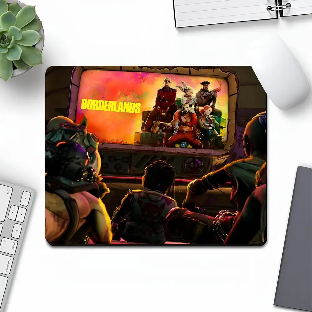 Borderlands Mouse Pad Art Gaming Gamer Small Rubber Locking Edge Large Computer MousePad Birthday Laptop Desk Pad