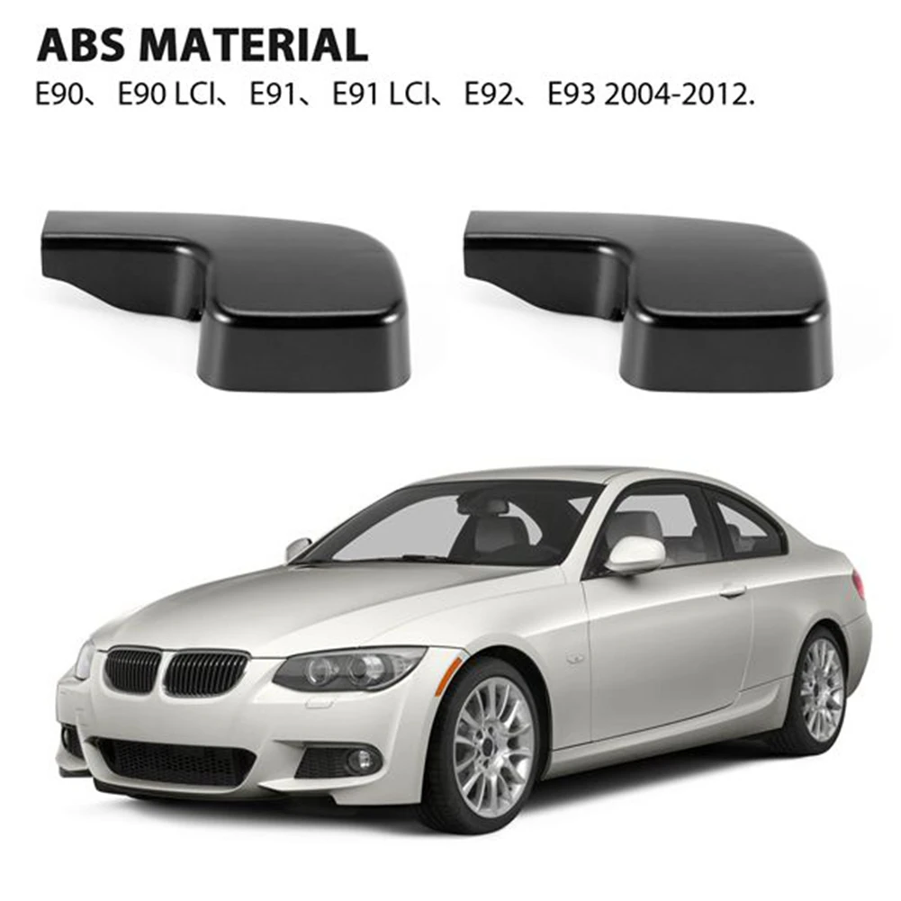 

5 Pairs New Front Windshield Wiper Arm Covers Caps For Bmw 3 E90 E91 E92 61617138990 LHD-A54R
