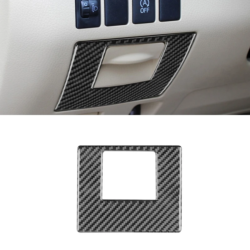 

Carbon Fiber Car Storage Box Trim Cover Interior Sticker Styling For Toyota Highlander 2015-2018 Interior Auto Accessories