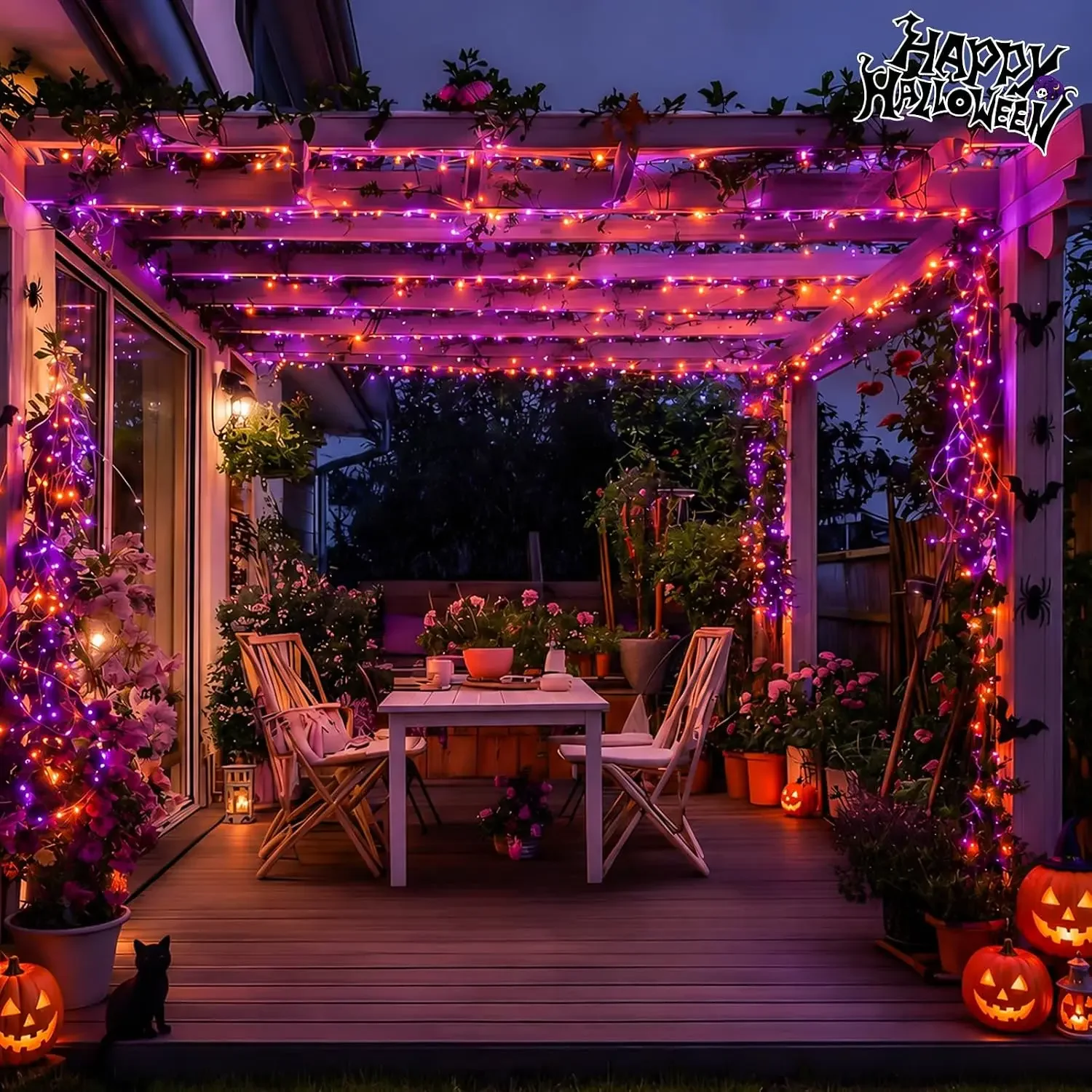 Cadılar Bayramı Temalı, Güneş - Halloween Led String Lights Orange incelemesi ve fiyatı