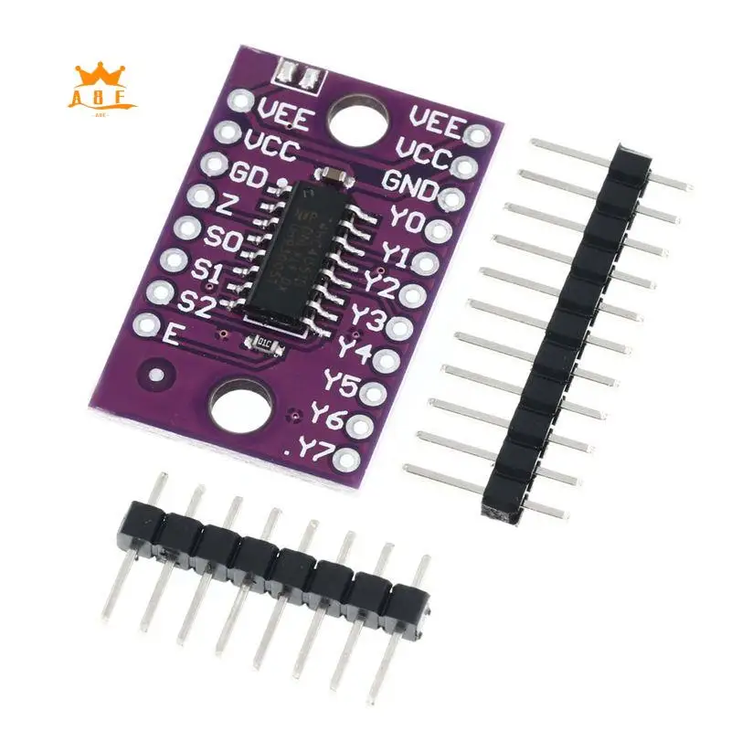 A08E-74HC4051 Module sélecteur multiplexeur analogique 8 canaux Multiplexeurs Distributeur Résolveur
