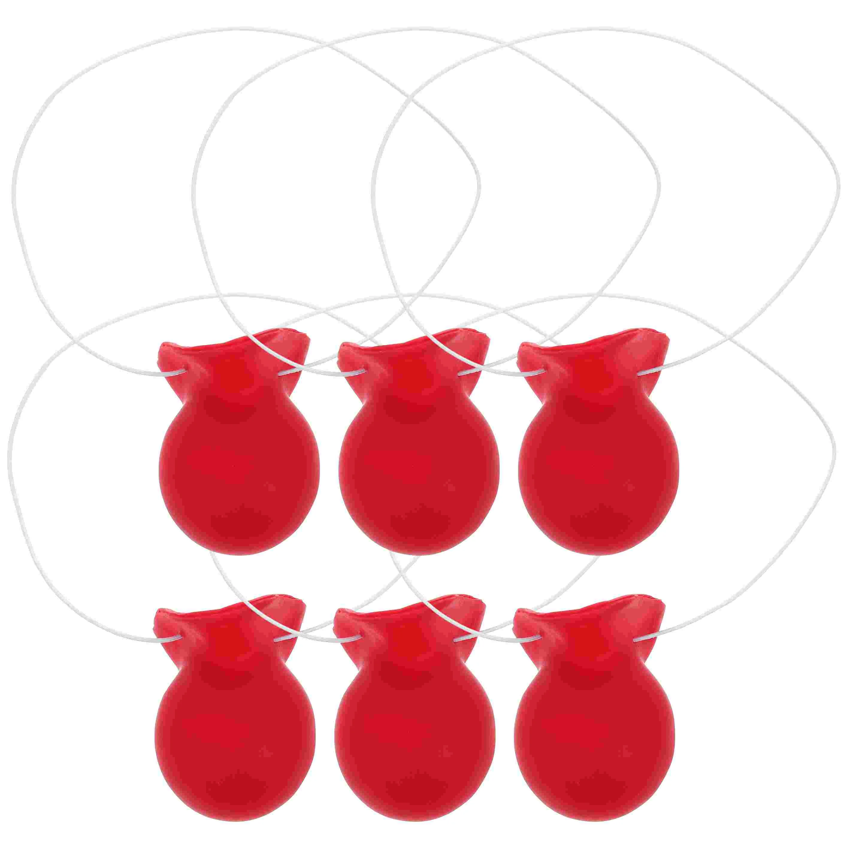 

6pcs Safe For Adults Clown Cosplay Clown Nose Nose Elastic Band Halloween Cosplay Costume Party Props