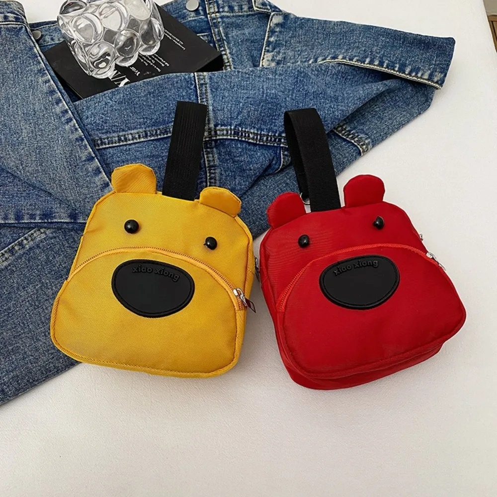 

Cute Puppy Dog Bucket Bag Square Korean Style Canvas Handbag Cosmetics Storage Bag Coin Purse Cartoon Phone Bag Women