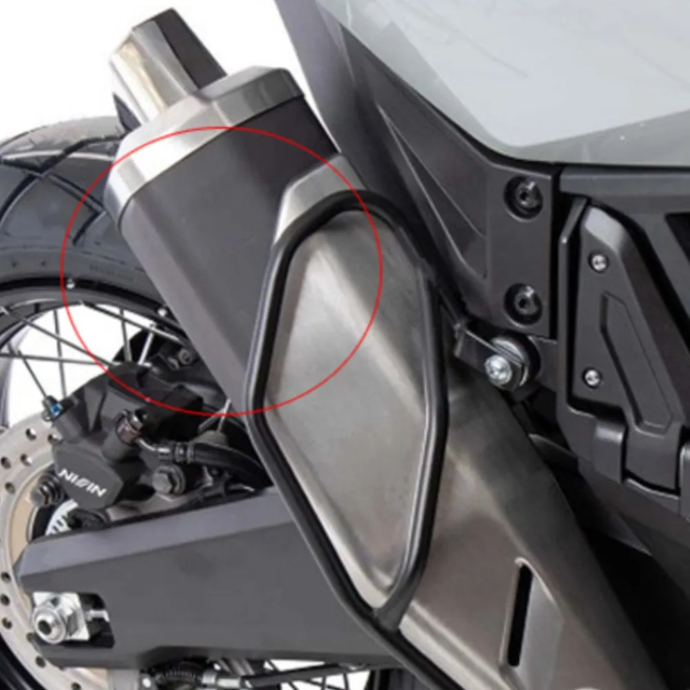 For Honda Xadv 750 X-adv 750 2017-2024 2023 2022 2021 Motorcycle CNC Exhaust Muffler Pipe Cover Guard Protector Heat Shield Kit