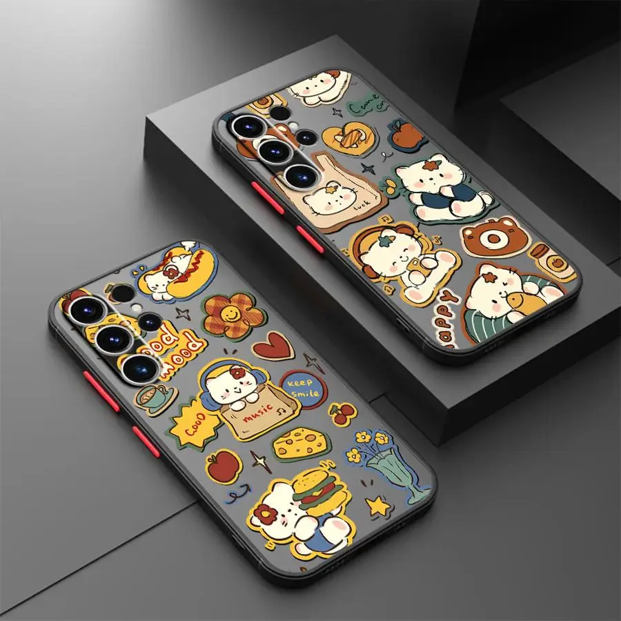 Retro Cat Cute Phone Case for Xiaomi Redmi A1 Plus 9T 9i 12C 9 9C 10 12 5G 10A 9A 13C A2 K40 Pro 10C Matte Cover