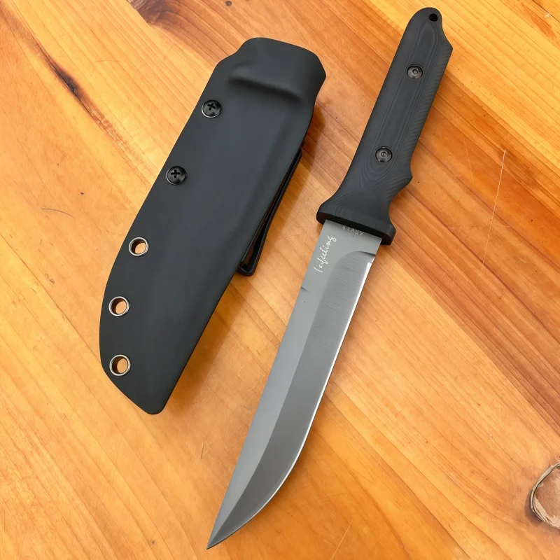 Outdoor small blade sharp with height and hardness, self-protection tactics, straight blade, wilderness survival knife