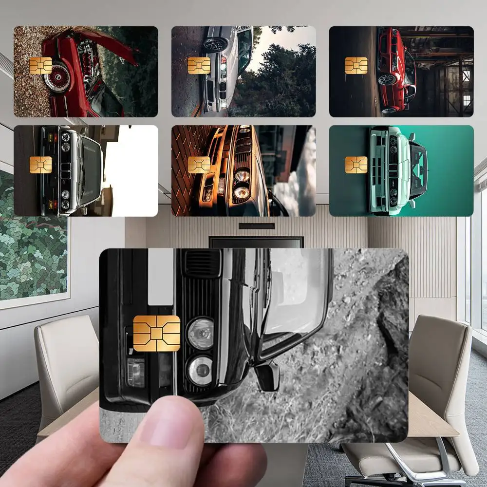 

Blue Red Car E-E30 28 Card Stickers New Cartoon Card Debit Bank Charge Card Bus Metro Waterproof Sticker Decal Decoration