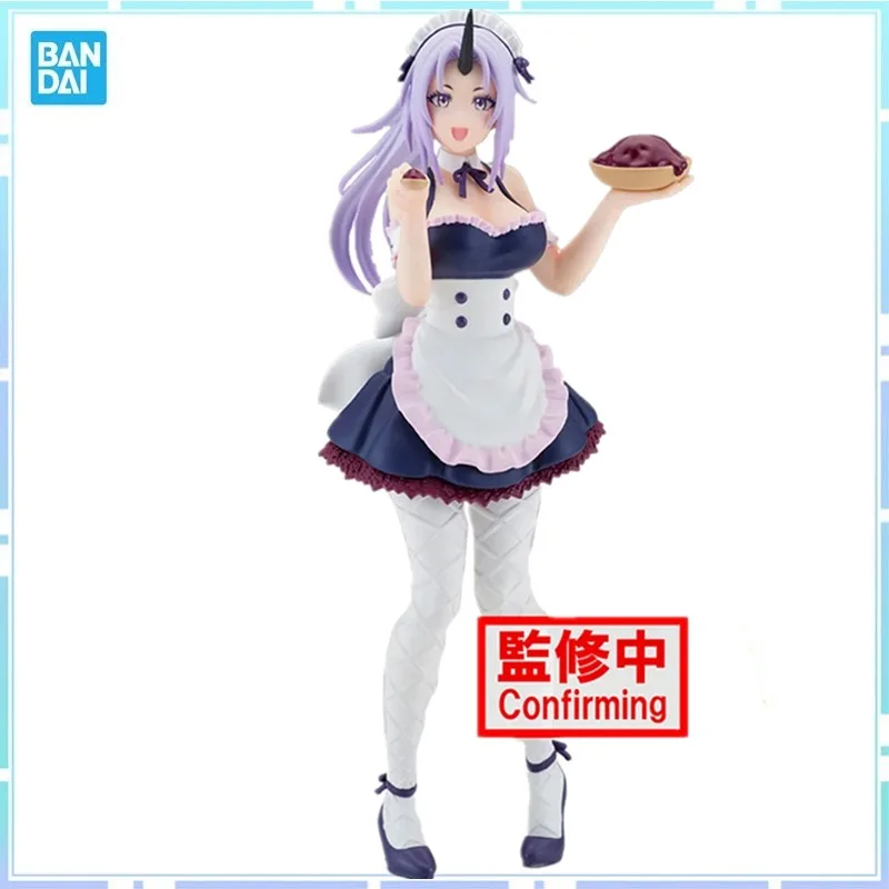 Bandai Original Banpresto Anime That Time I Got Reincarnated As A Slime Shion With Maid Dresses PVC Action Figure Model Toy Gift