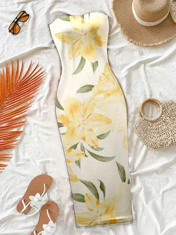 8 best sales महिलाओं की मिडी ड्रेस - №8