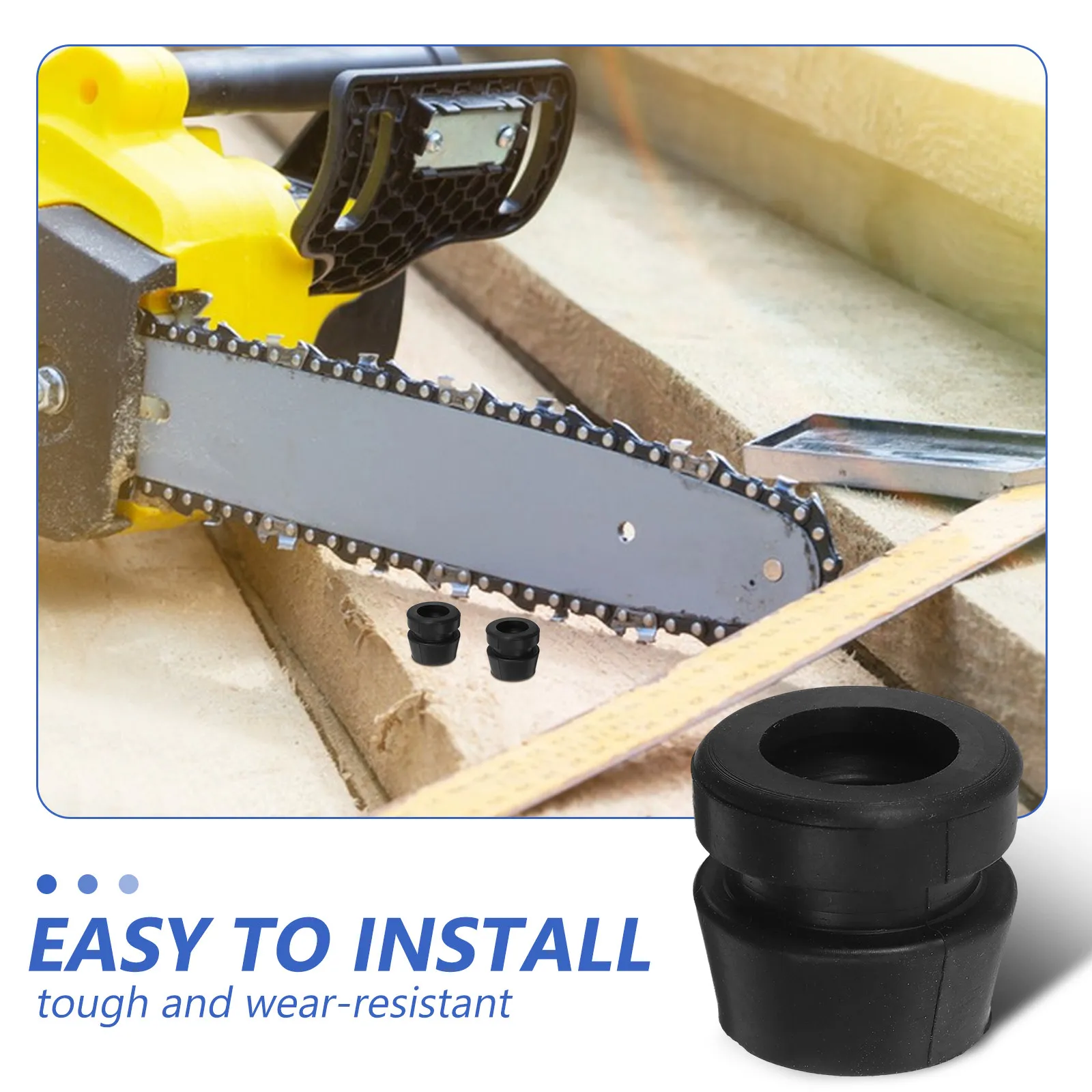 10Pcs Chainsaw Vibration Cushion Anti-Vibration Rubber Mounting Block Buffer Pad Replacement for Mini Chainsaw Handle