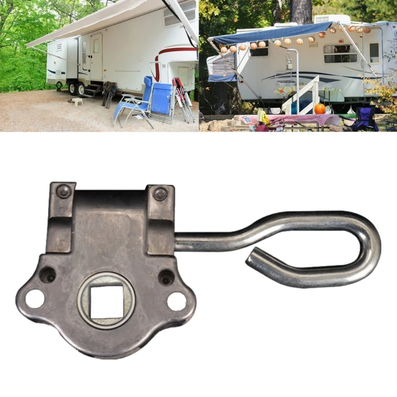 Multifunctional Awning Crank Mechanism Weather Resistant Manual Gear Accessories for Sunshades Shelter Adjustment