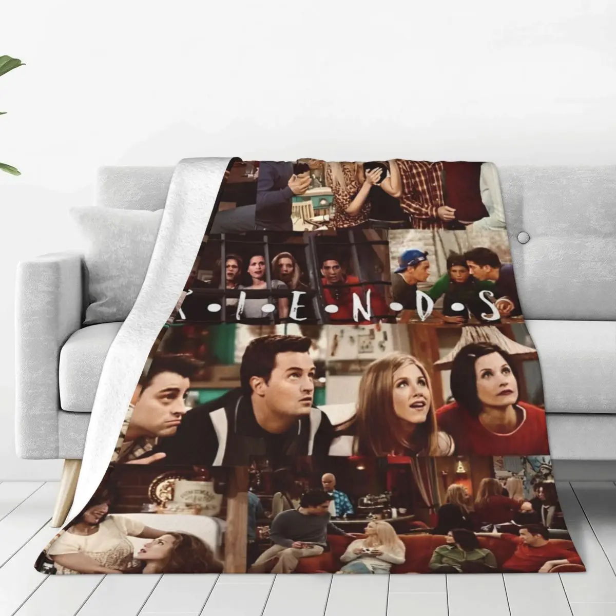 Friends The TV Series Blanket Flannel American tv Show Rachel Ultra-Soft Throw Blanket for Car Sofa Couch Bed Rug