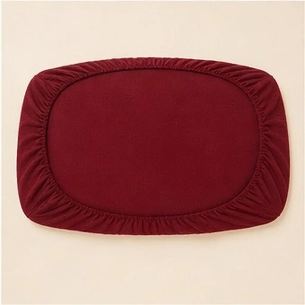 Polyester Radiator Cover Dark Red Washable Breathable Heater Dust Cover Home Radiator Guard Pet Safety Decorative Heater