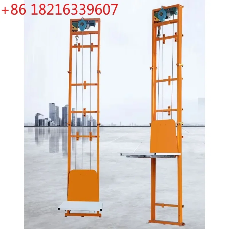 TAO Electric freight elevator lift Hydraulic small warehouse Household shopping mall lifting platform Guide rail Factory simple